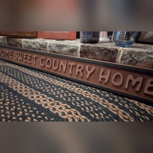 HOME🩵 SWEET ♥️ Country🩵 HOME Large Country Farmhouse Wood Wall Sign 44 in LONG